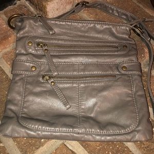 Vegan Leather Cross Body Bag